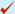 checkmark